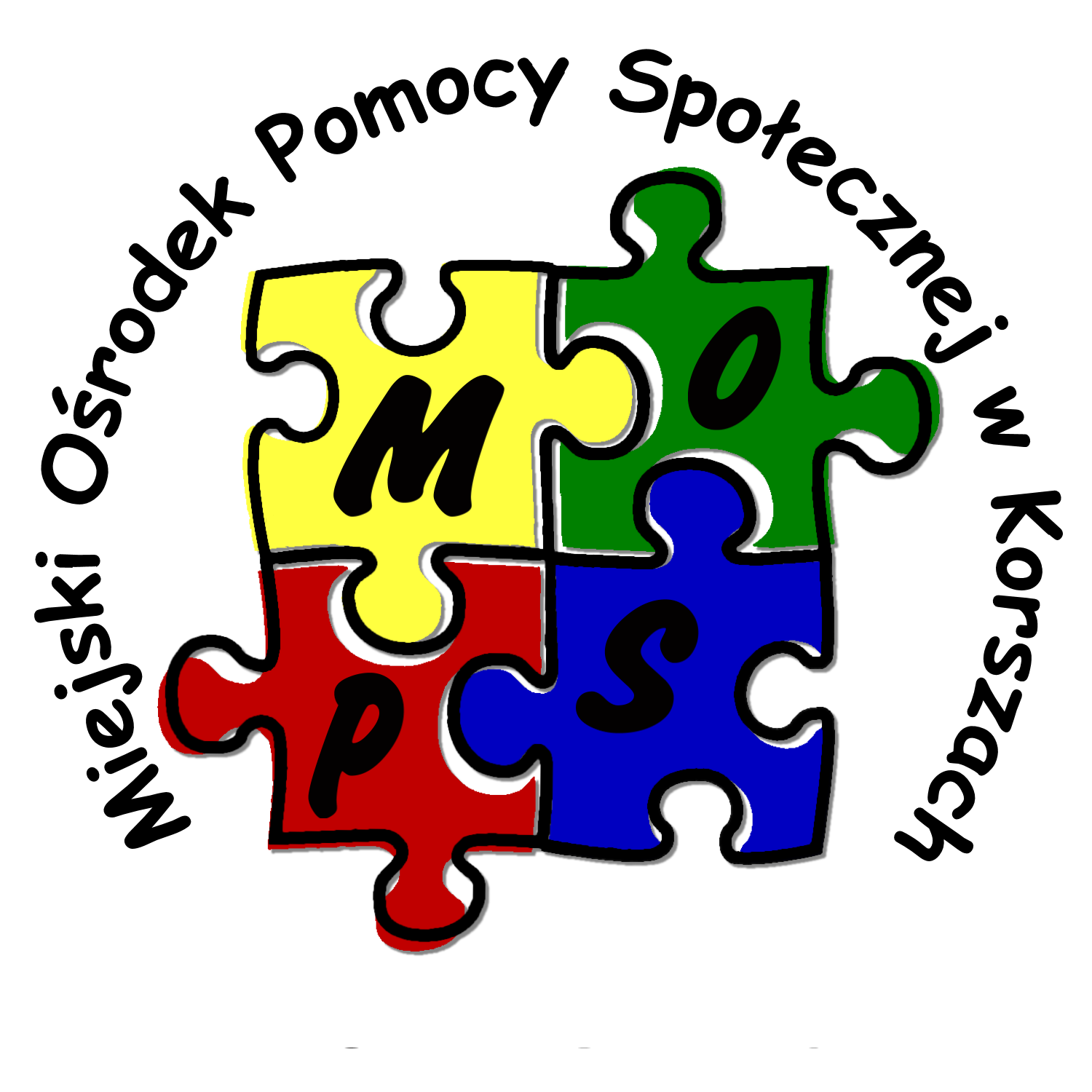 Logo Miejskiego Ośrodka Pomocy Społecznej w Korszach
